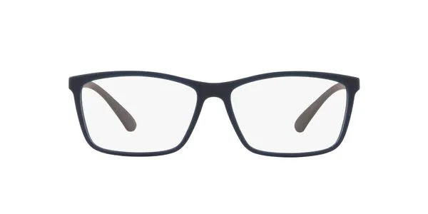 Armação de Óculos de Grau Masculino Jean Monnier Retangular J83197 Cor Azul Escuro Fosco