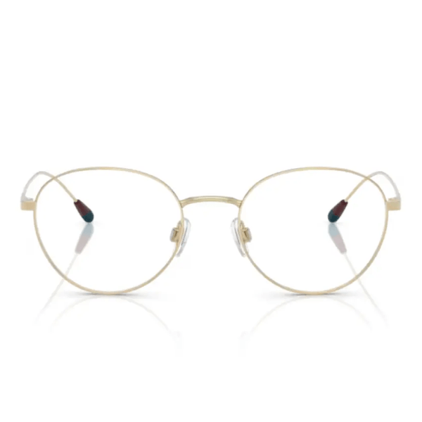 Armação de Óculos de Grau Polo Ralph Lauren PH1208 Feminino Redondo Metal Dourado