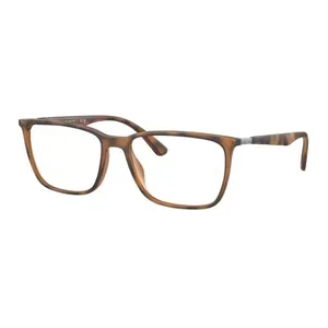 Armação de Óculos de Grau Ray-Ban RX7219L Feminino Quadrado Acetato Marrom