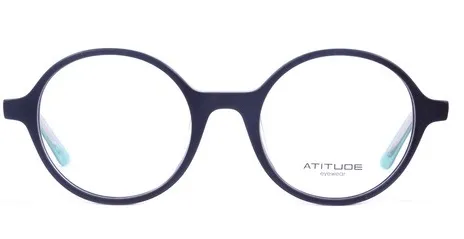 Armação de Óculos de Grau Atitude Infantil, modelo ATK6019MIN, cor A01, tamanho 47 Armação receituario Atitude Infantil, modelo ATK6019MIN, cor A01, tamanho 47