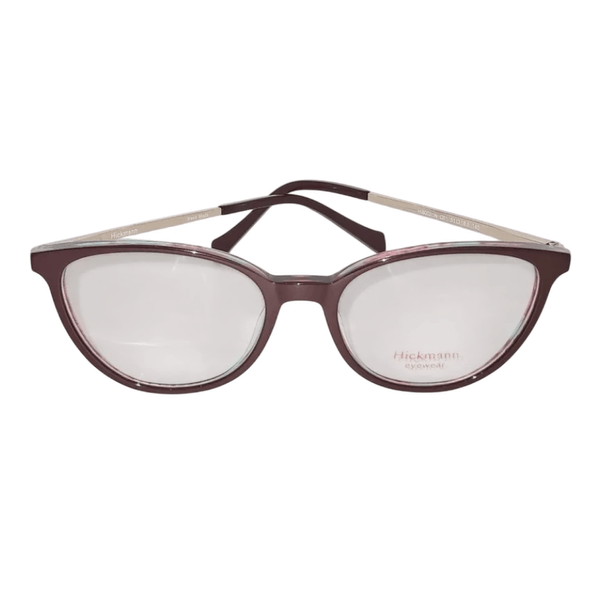 Armação de Óculos de Grau Ana Hickmann HI60031N Feminino Gatinho Acetato Bordô