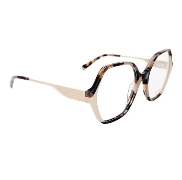 Armação de Óculos de Grau Ana Hickmann HI60037 Feminino Hexagonal Acetato Tartaruga