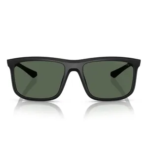 Óculos de Sol Emporio Armani EA4234U Masculino Quadrado Acetato Preto
