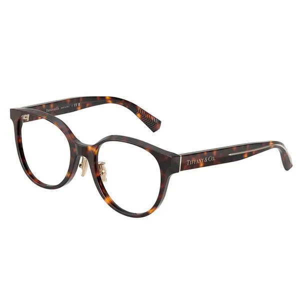 Armação de Óculos de Grau Feminina Tiffany Oval TF2264D Cor Tartaruga