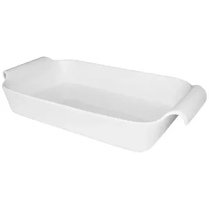 Travessa Fall Refratária Retangular Funda 41x22x8cm Branca Travessa Refratária Fall Funda 3.900 Ml