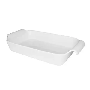 Travessa Fall Refratária Retangular Funda 45x24,5x8,5cm Branca Travessa Refratária Fall Funda 4.400 Ml