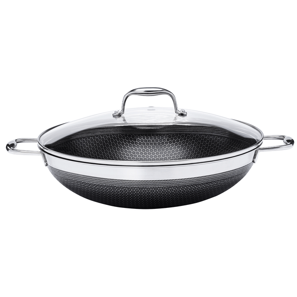Panela Wok Mail Order Oxford, Aço Inox, 34cm, 5L- 104666