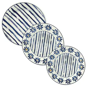 Aparelho de Jantar e Lanche 12pcs Donna Margaridas