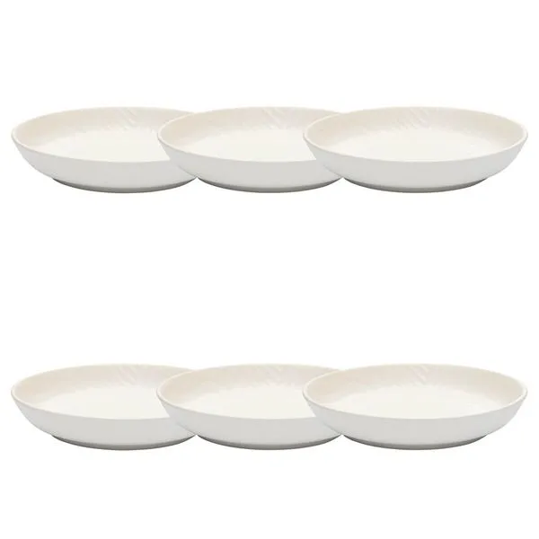 Jogo de 6 Pratos Fundos 20,5cm Flat Zen