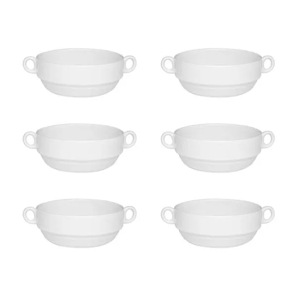 Jogo de 6 Tigelas 400 Ml Consommé de Asa