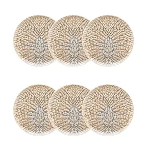 Jogo de 6 Pratos Sobremesa 20 Cm Flat Leopardita