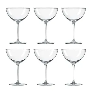 Jogo de 6 Taças de Cristal Coupe 350 Ml Classic