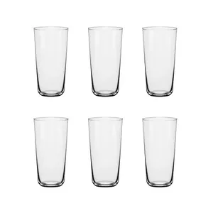 Jogo de 6 Copos de Cristal para Long Drink 450 ml Ginga