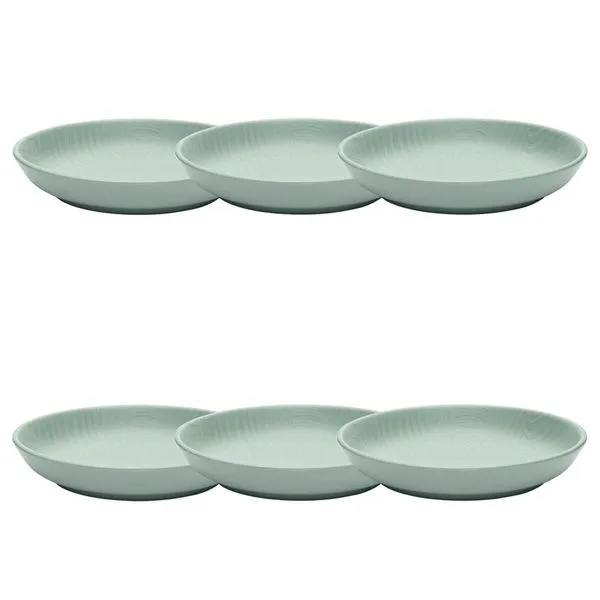 Jogo de 6 Pratos Fundos 20,5cm Flat Oasis