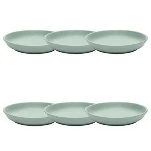 Jogo de 6 Pratos Fundos 20,5cm Flat Oasis
