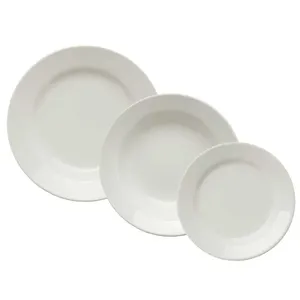 Aparelho de Jantar e Lanche 12pcs Donna Branco