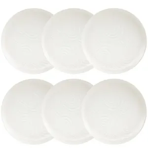 Jogo de 6 Pratos Rasos 26cm Flat Zen