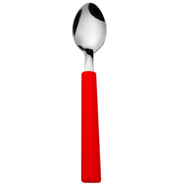 Jogo de 6 Colheres de Chá Vermelho Intenso