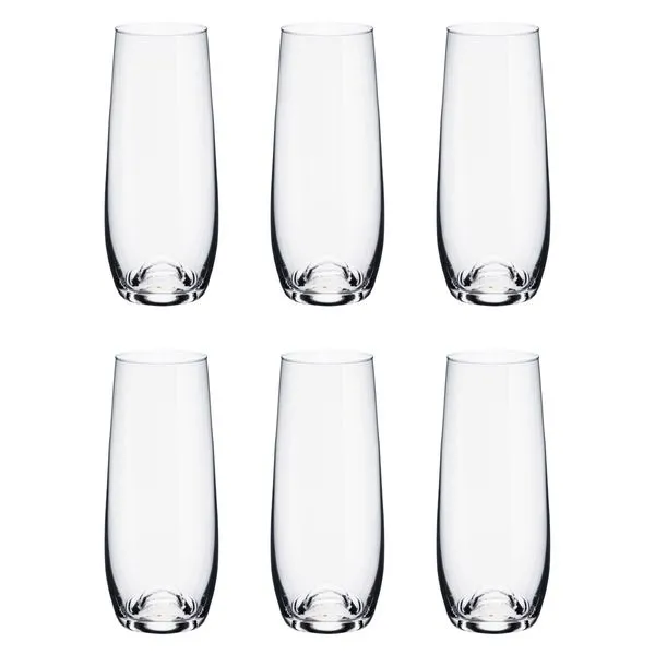 Jogo de 6 Copos de Cristal Espumante 230 ml Easy