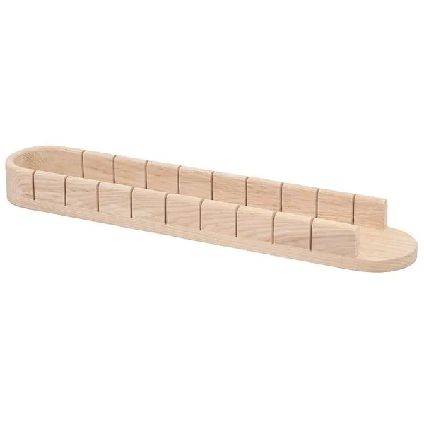 Tábua Em Madeira Para Corte de Pão Baguete 52 Cm