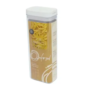 Pote Hermético Cristal (PP+PET) Retangular 1,8L White