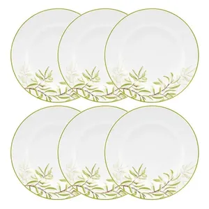 Jogo de 6 Pratos Rasos 28 Cm Flamingo Oliveiras
