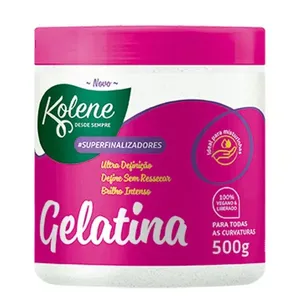 Gelatina Modeladora Kolene #SuperFinalizadores Ultradefinição Rosa 500g