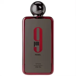 Afnan 9pm Rebel Eau de Parfum Perfume Masculino Árabe 100ml / Incolor
