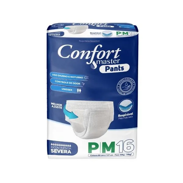 Fralda Geriátrica - Confort Master Pants - Jumbo - Incontinência - P/M - 1 Un