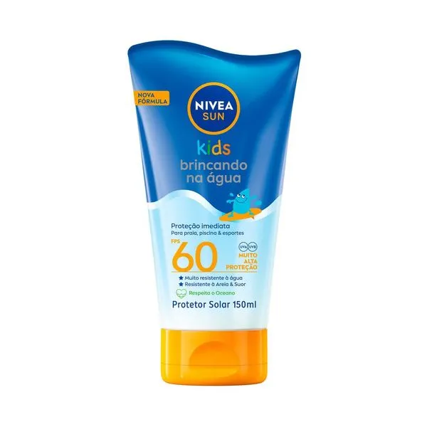 Protetor Solar Nivea Sun Kids Brincando Na Água FPS60