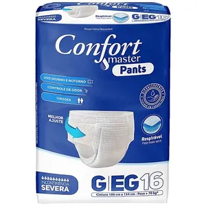 Fralda Geriátrica Confort Master G/EG 16 Unidades