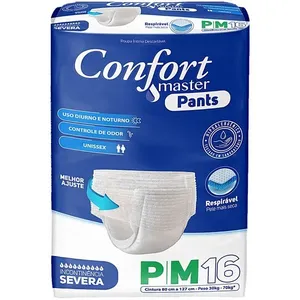 Fralda Geriátrica Confort Master P/M 16 Unidades