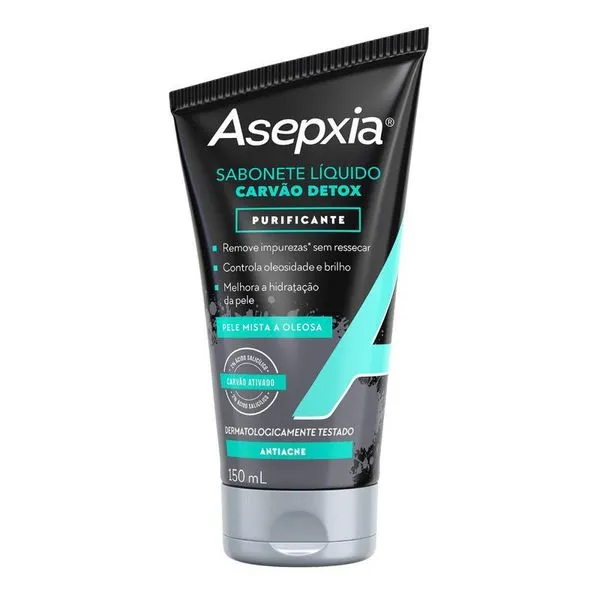 Sabonete Líquido Facial Asepxia Limpeza Profunda Antioleosidade Ácido Salicílico 2% 150ml