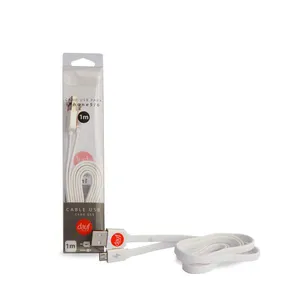 Cabo Microusb V8 Dauftech Branco 1 Metro
