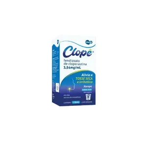 Clopê 3,54mg/ml Xarope 120ml com Copo Dosador