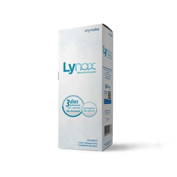 Lynax Hidratante Intravaginal Gel 30g 10 Aplicadores