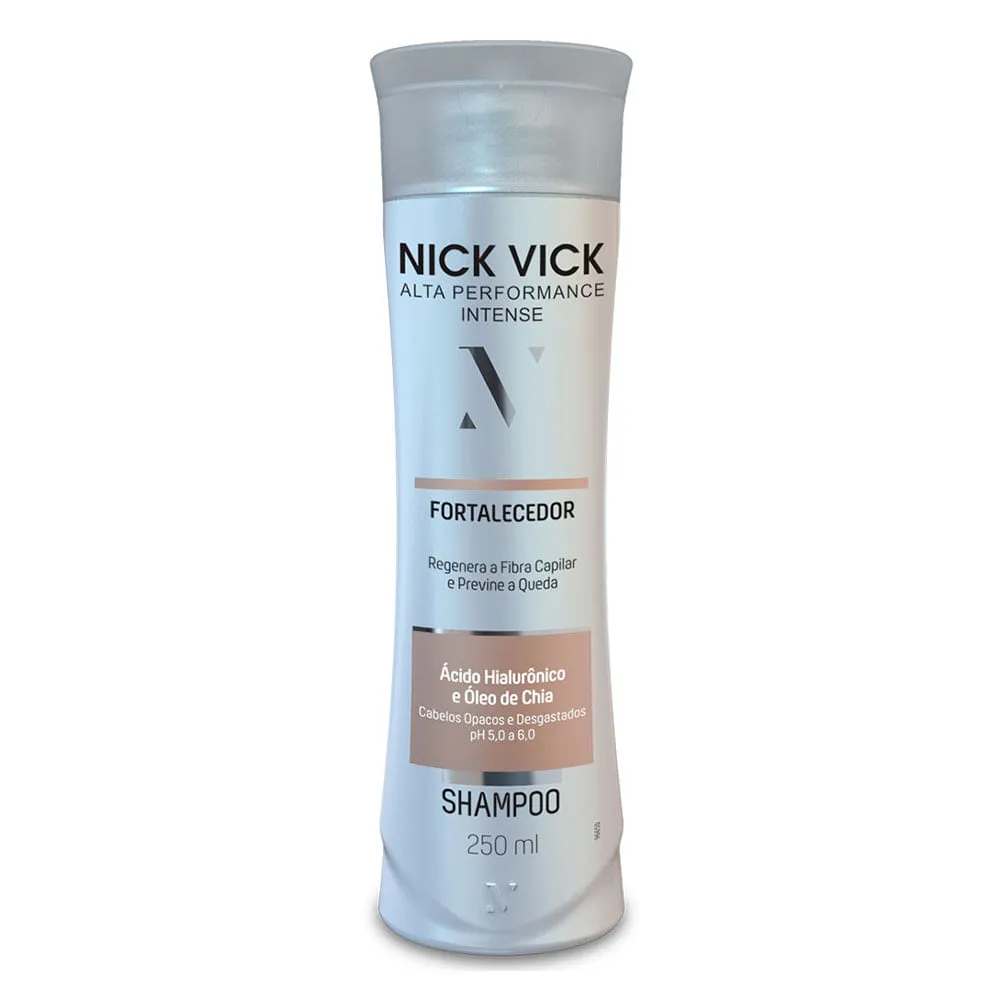 Shampoo Fortalecedor Alta Performance Intense Nick & Vick 250ml