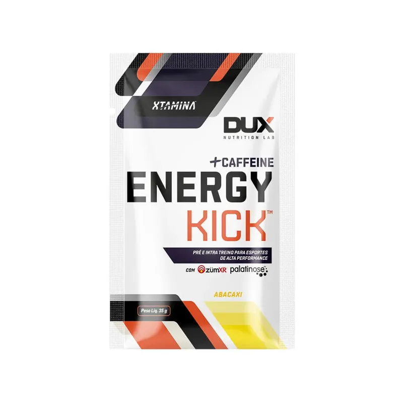 Sachê Pré E Intra-treino Com Cafeína De Liberação Dupla Energykick™ Dux® Sabor Abacaxi 35g