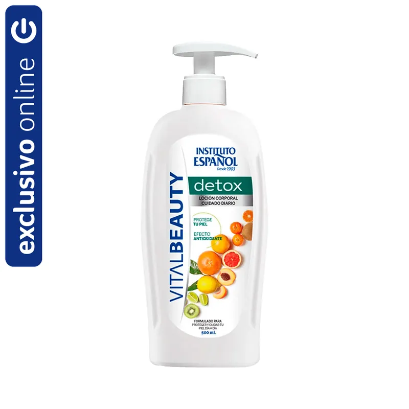Loção Hidratante Vital Beauty Instituto Español Detox 500ml