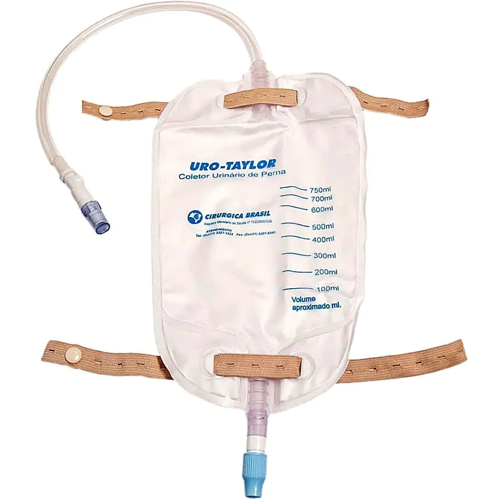 Coletor Urinário Perna Adulto Sistema Fechado 750ml - Unidade