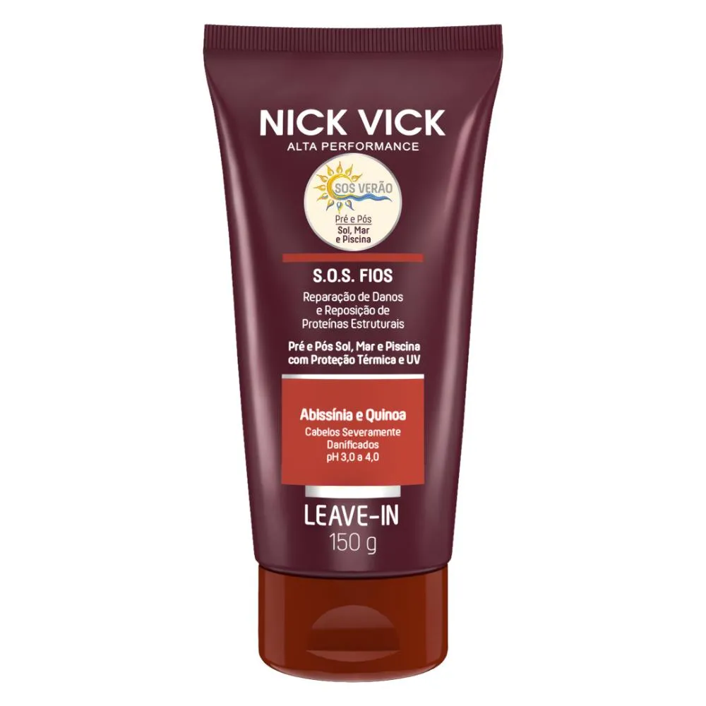 Leave-in Sos Fios Alta Performance Nick Vick 150g