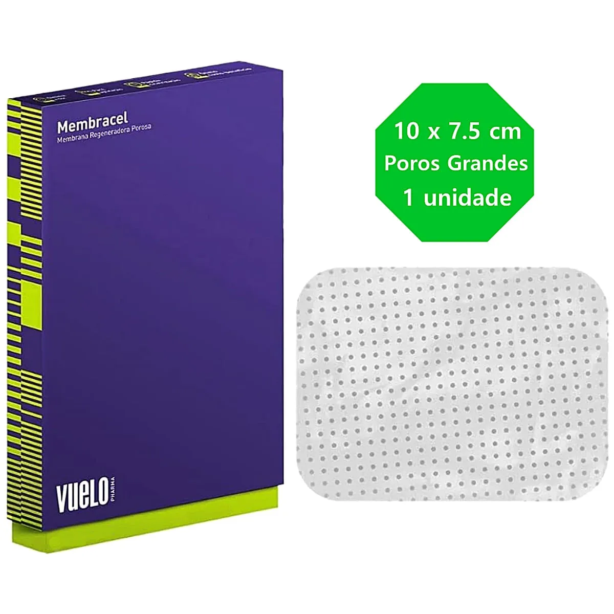 Curativo Membracel Poros Grandes 10x7.5cm Unidade Vuelo