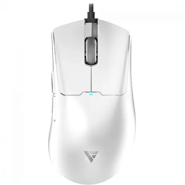 Mouse Gamer Force One Phantom White, USB, Sensor Paw 3395, 26000 DPI, 5 Botões Único / Branco