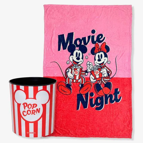 Kit Manta com Balde Mickey e Minnie Namorados – Disney