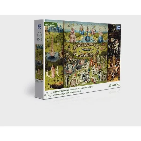 Quebra Cabeça 2000 Peças O Jardim Das Delícias Terrenas Toyster 003048