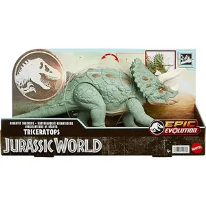 DINOSSAURO TRICERATOPS 30 CM JURASSIC WORLD - MIMO TOYS