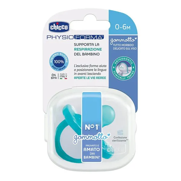 Chupeta Chicco Physio Soft 0-6 Meses Azul