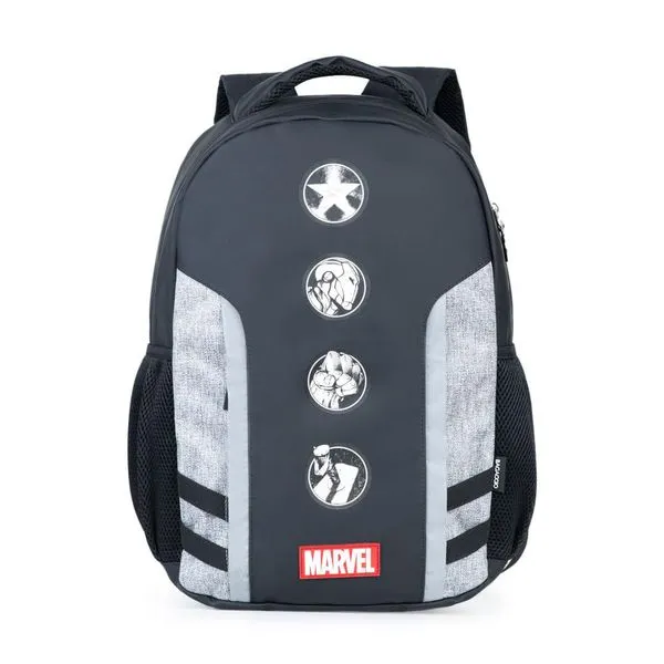 Mochila Escolar Masculina Marvel Vingadores Preta U / Preto