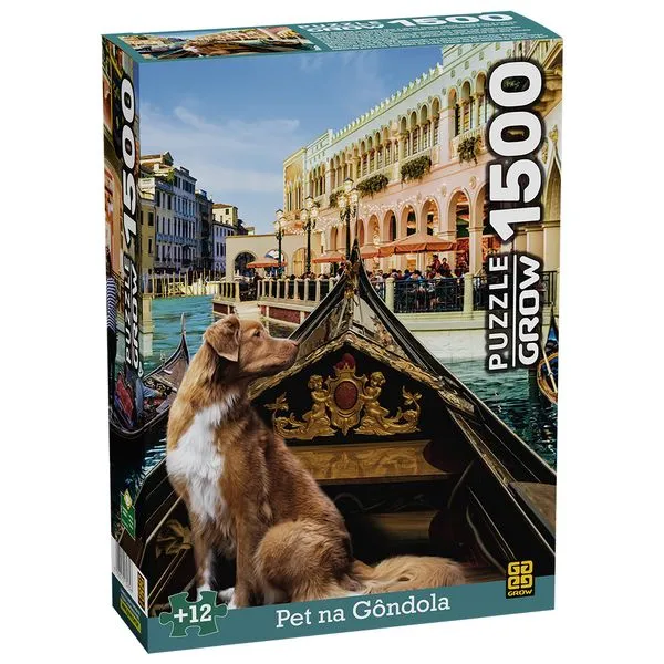 Quebra Cabeça - 1500 peças - Pet na Gôndola - GROW Grow