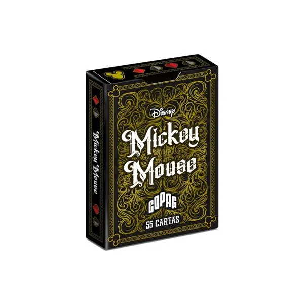 Baralho Mickey Preto e Dourado - Copag